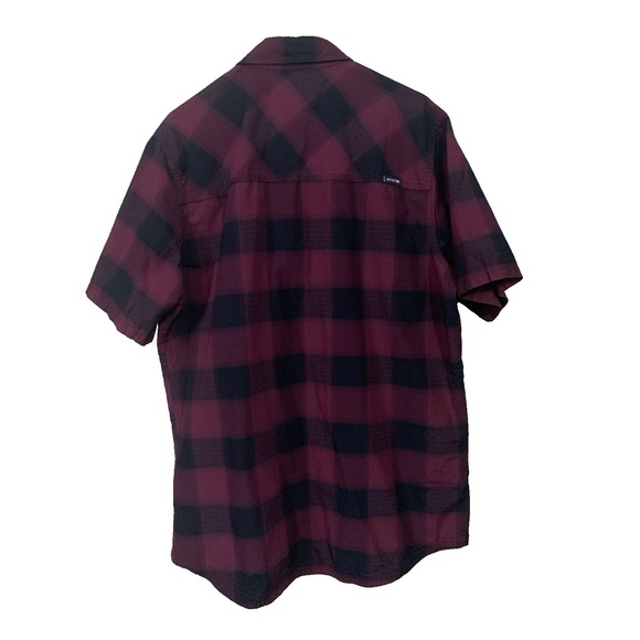 Metal Mulisha S/S Button Up  Shirt Men's L? size tag unreadable see measurements - Picture 4 of 16